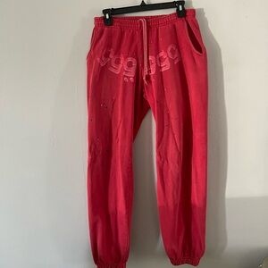 Sp5der 555 Red Sweatpants